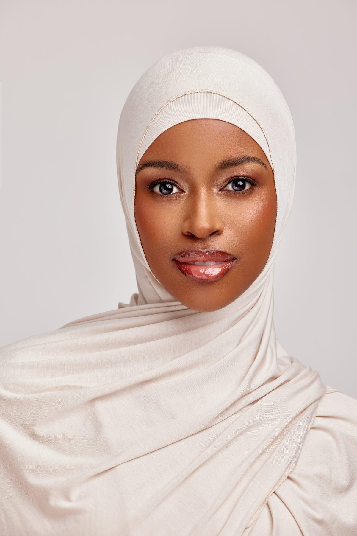 OEKO-TEX™ Bamboo Jersey Hijab Set - Warm Dune