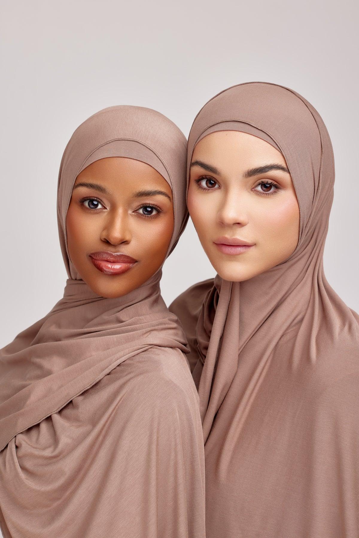 OEKO-TEX™ Bamboo Jersey Hijab Set - Cedar Earth