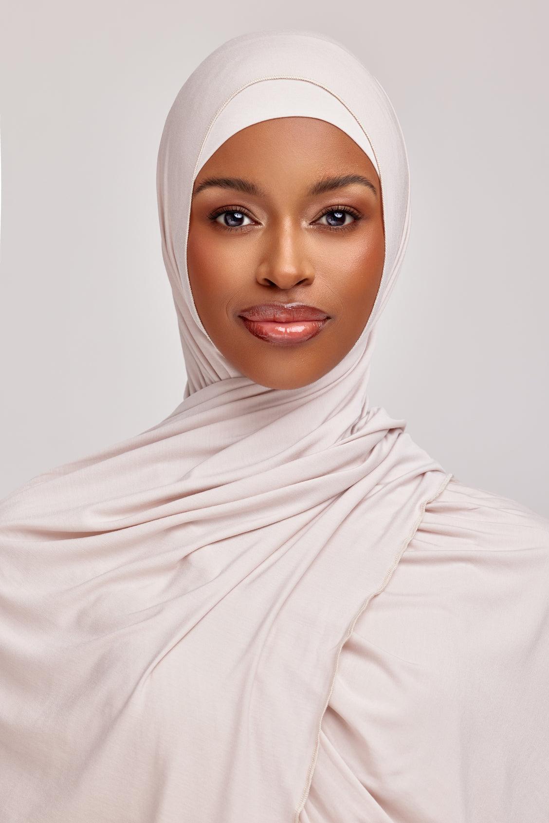 OEKO-TEX™ Bamboo Jersey Hijab Set - Terra Rose