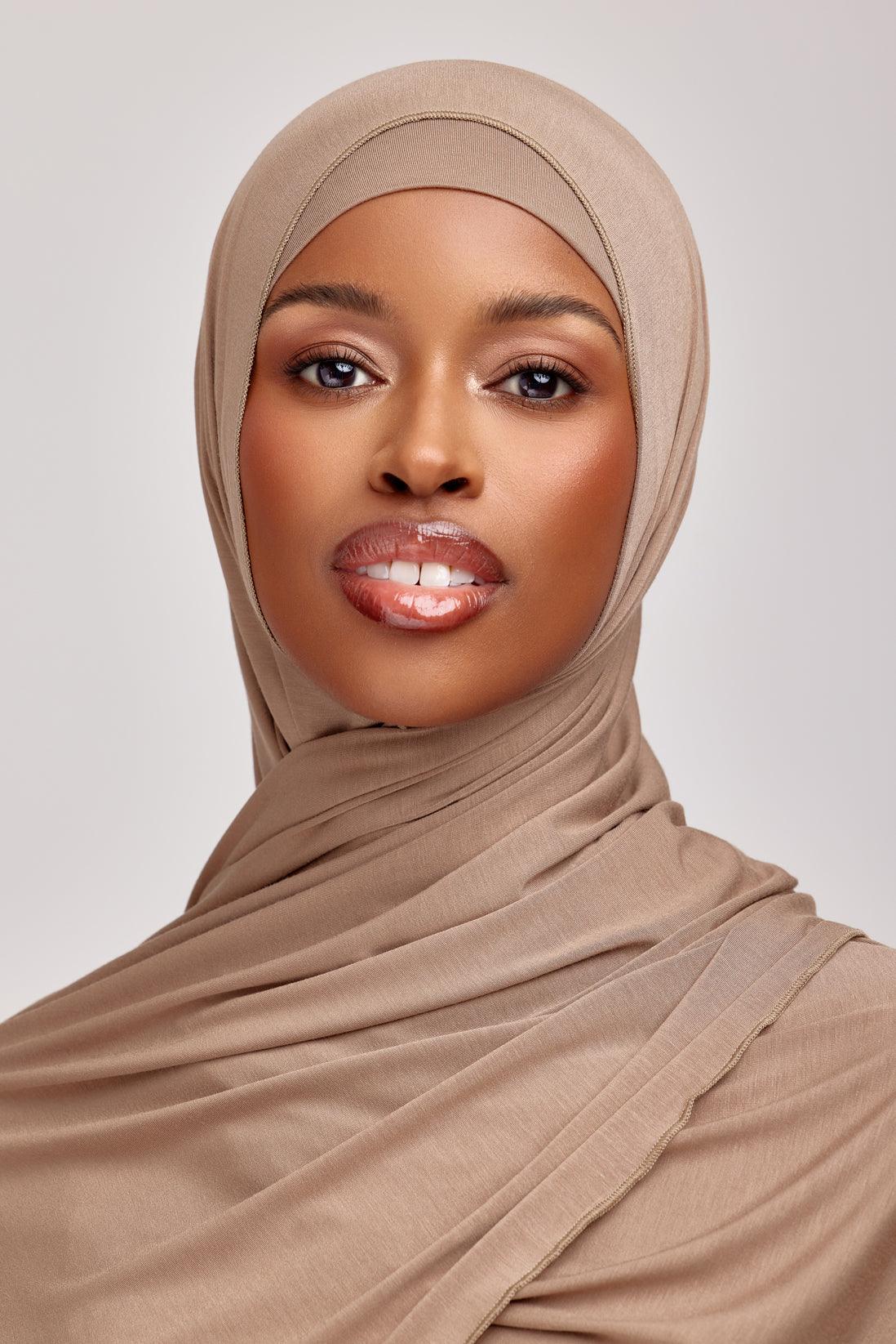 OEKO-TEX™ Bamboo Jersey Hijab Set - Rustic Root