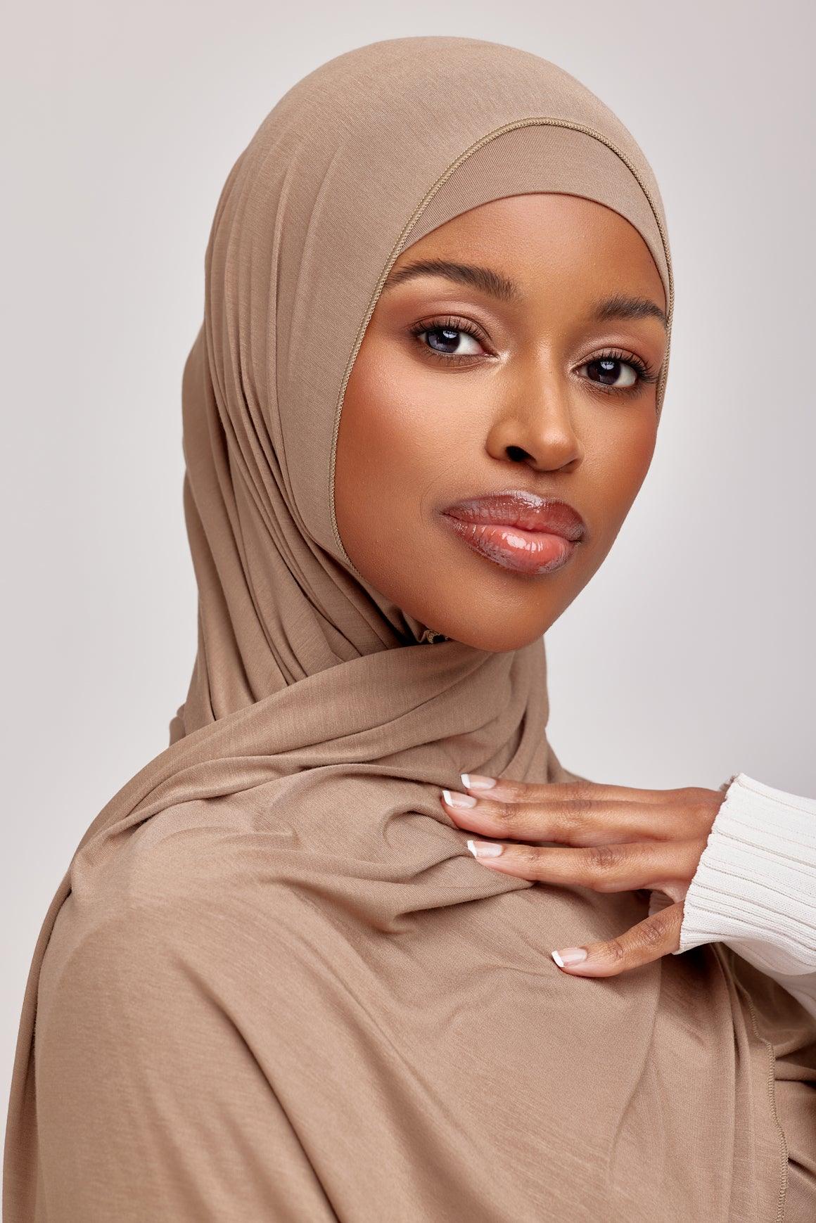 OEKO-TEX™ Bamboo Jersey Hijab Set - Rustic Root