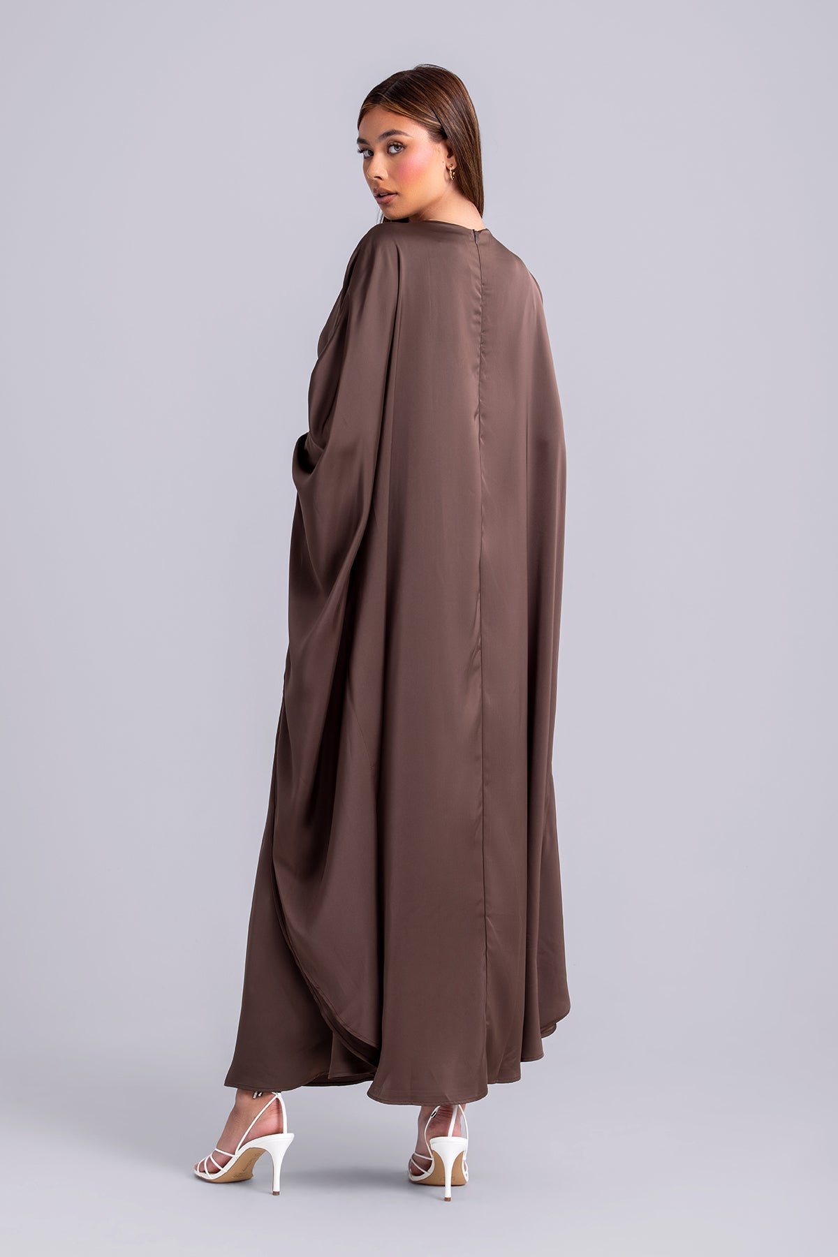 Nadine Abaya Kaftan- Chocolate