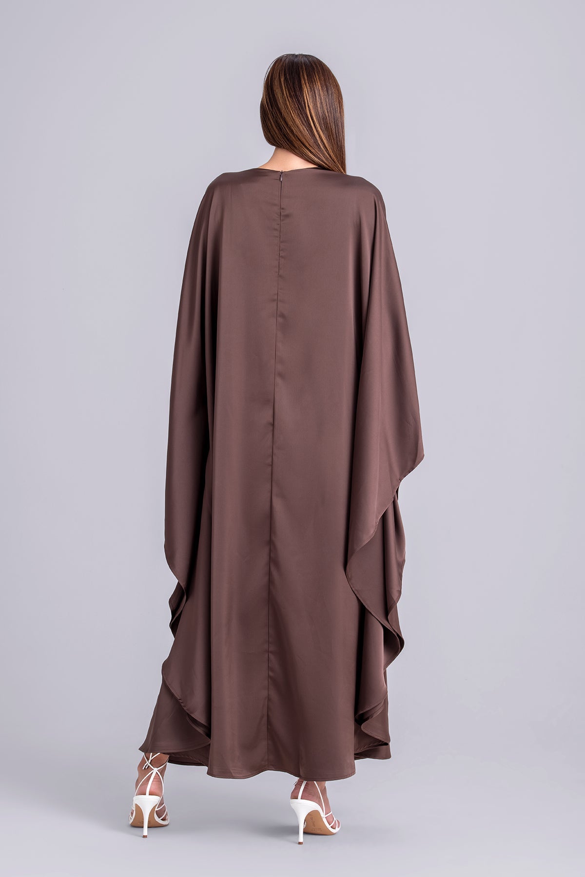 Nadine Abaya Kaftan- Chocolate