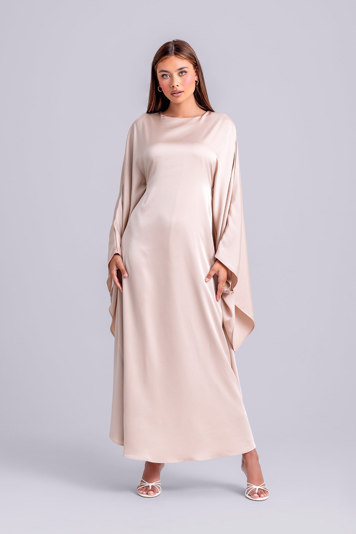 Nadine Abaya Kaftan- Rosewater