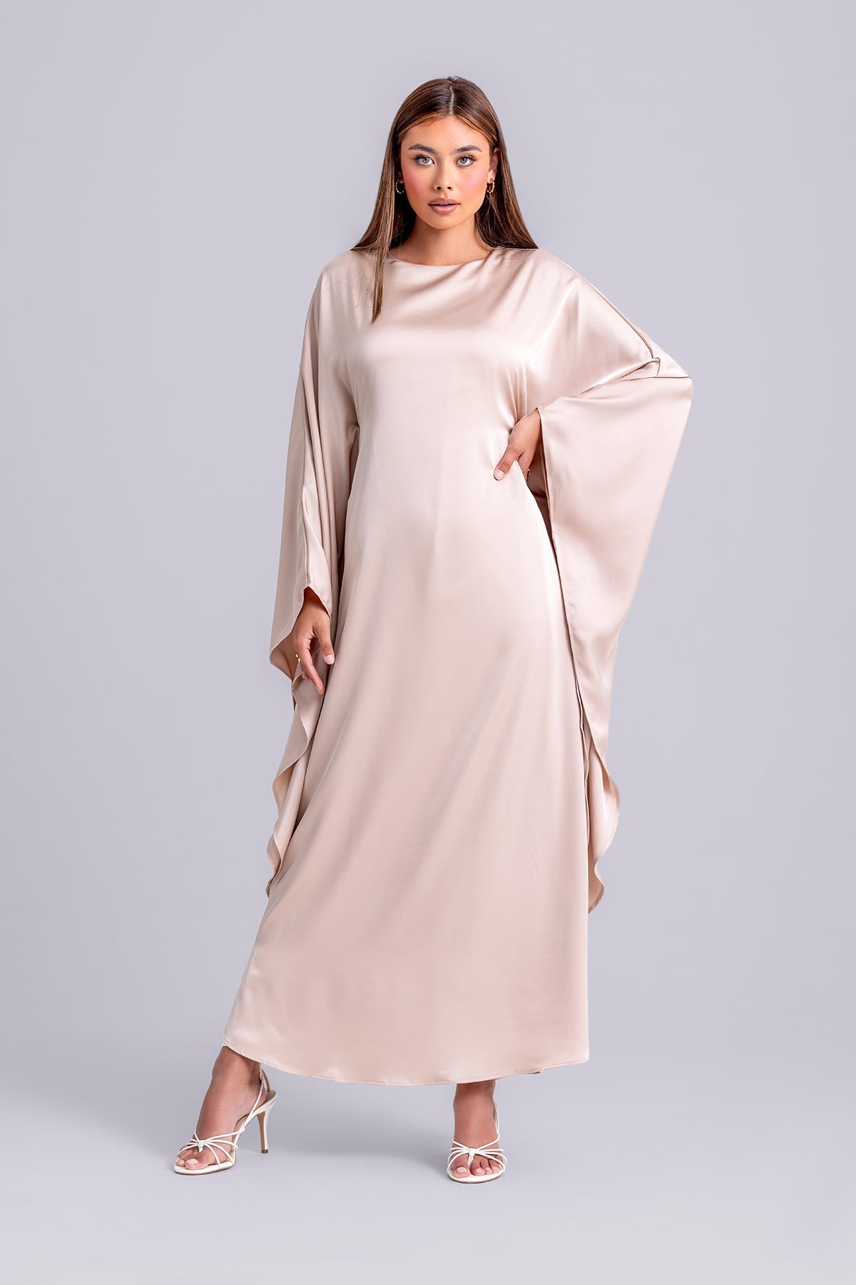 Nadine Abaya Kaftan- Rosewater