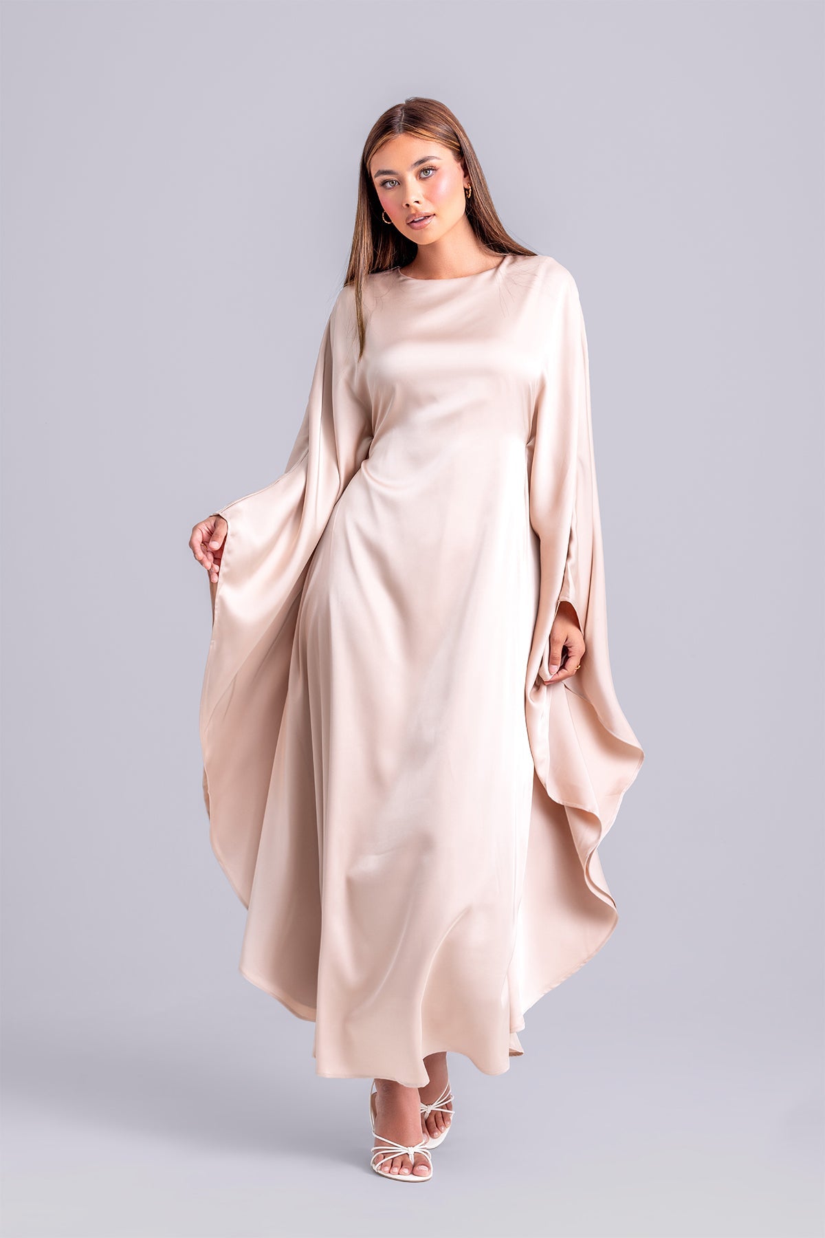 Nadine Abaya Kaftan- Rosewater