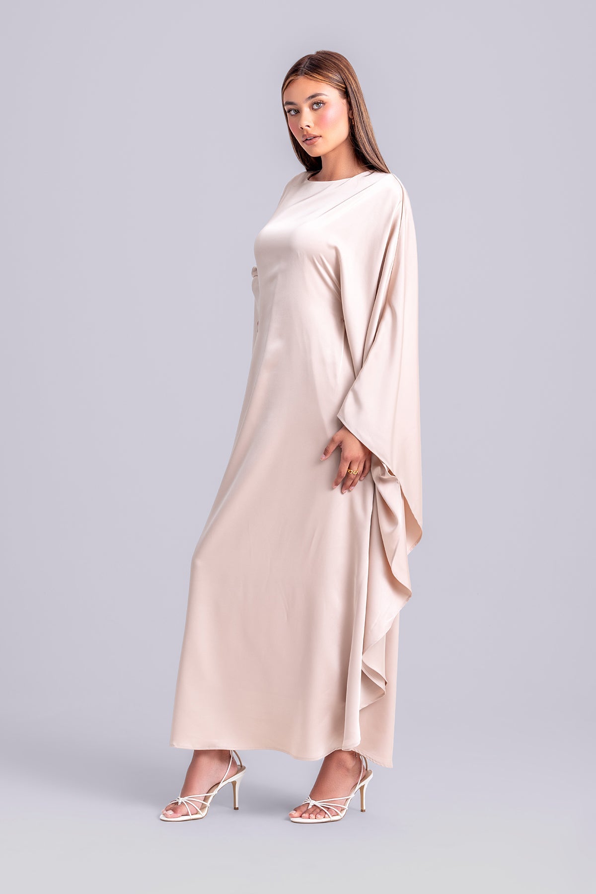 Nadine Abaya Kaftan- Rosewater