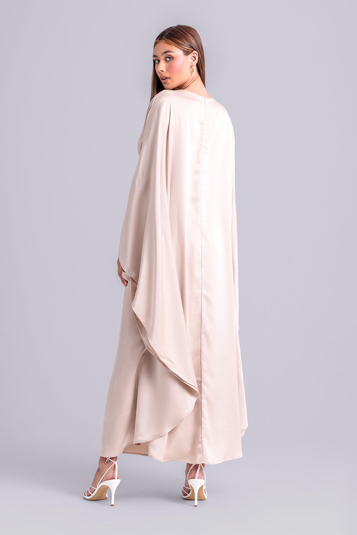 Nadine Abaya Kaftan- Rosewater