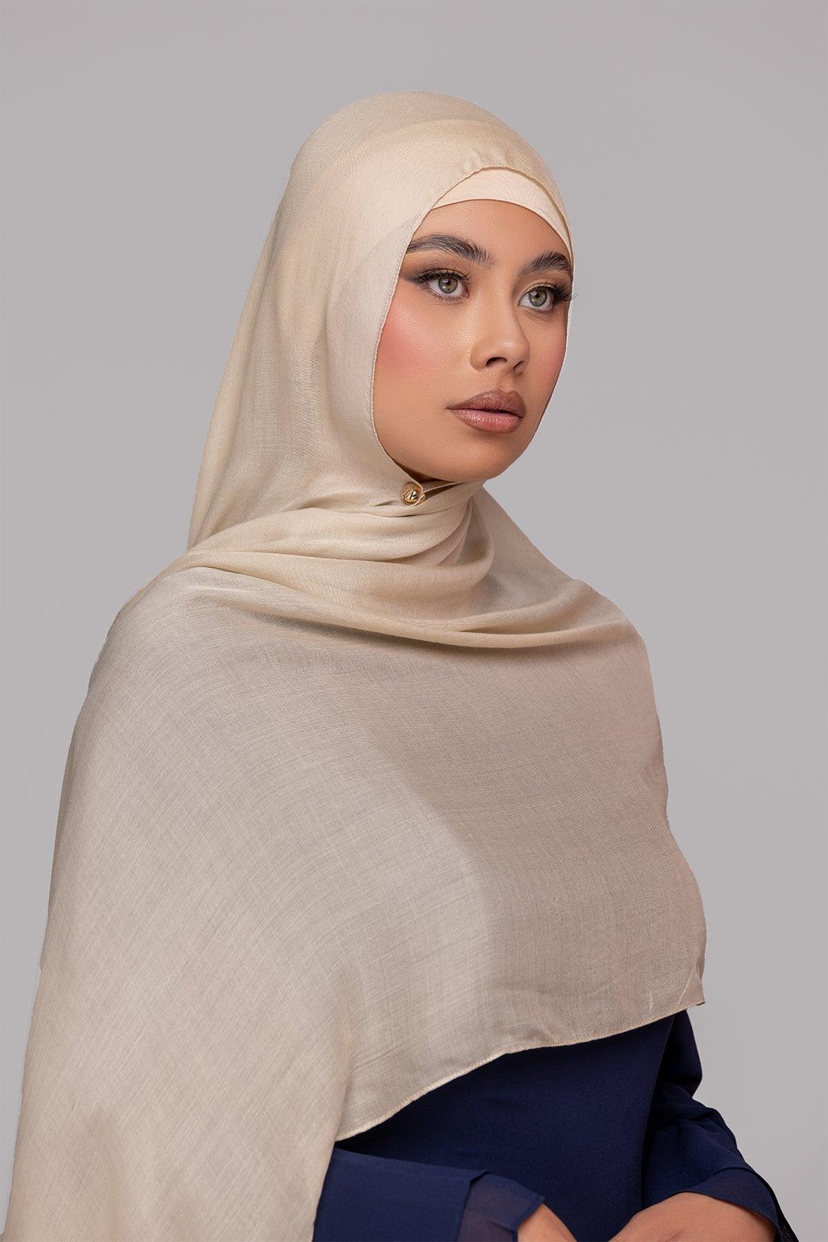 Modal Matching Hijab Set- Sandshell