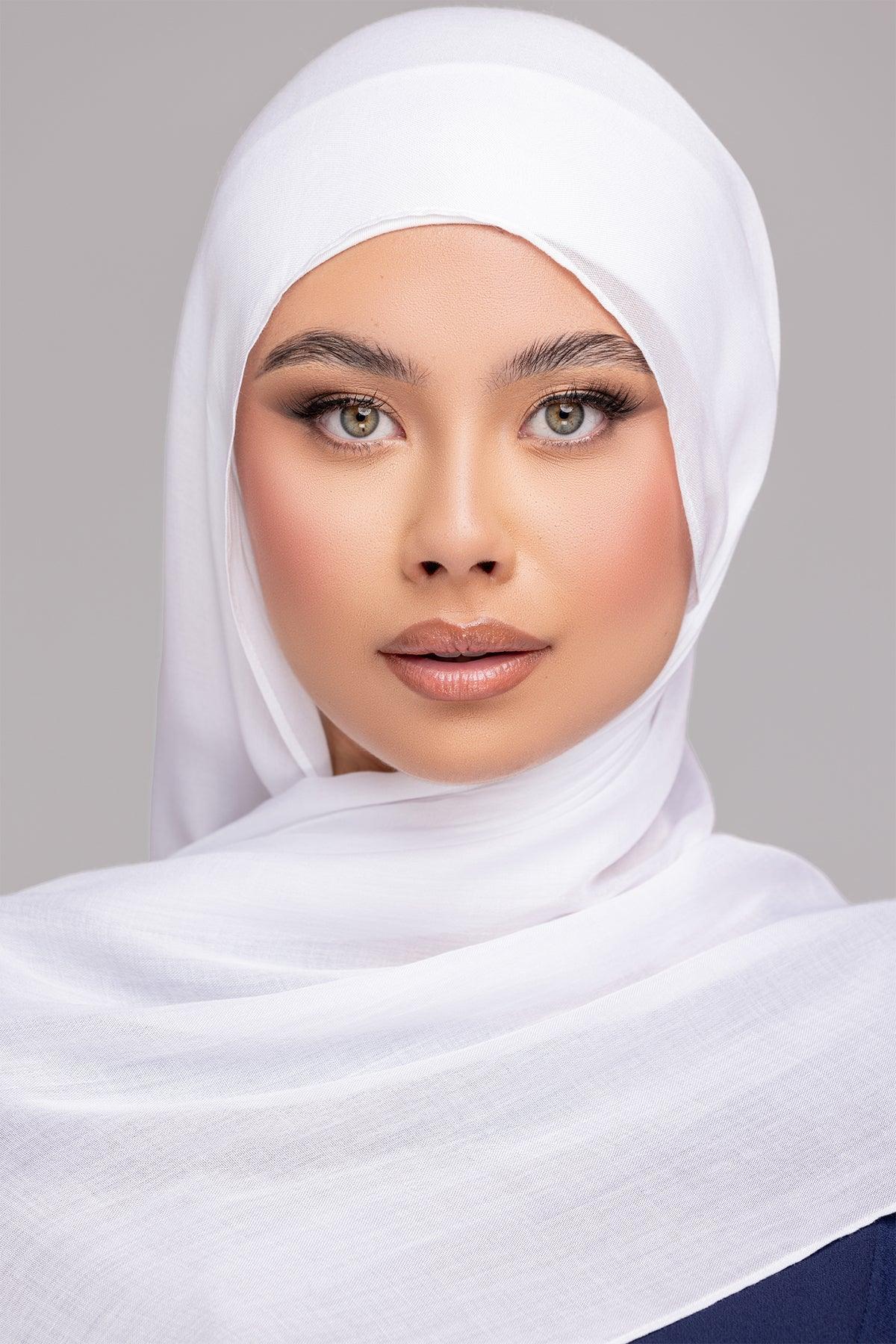 Modal Matching Hijab Set- White