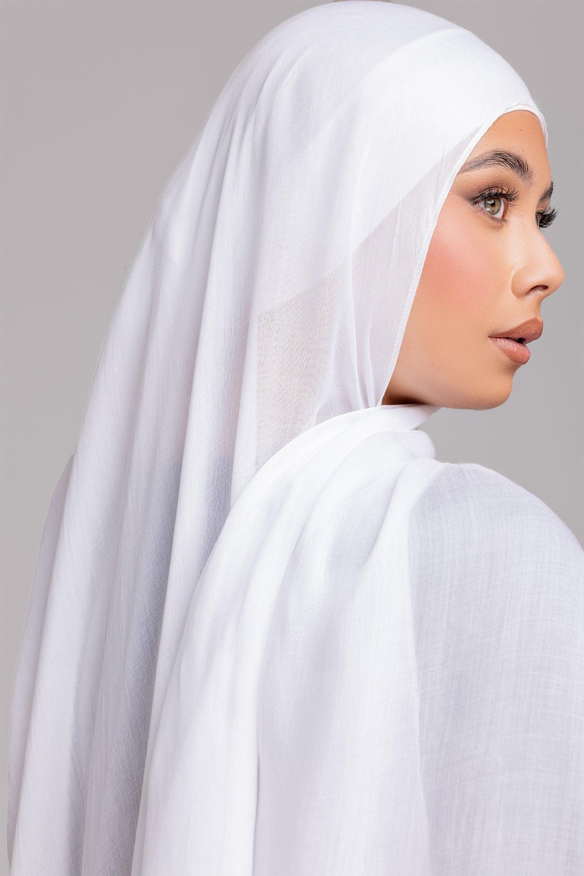 Modal Matching Hijab Set- White