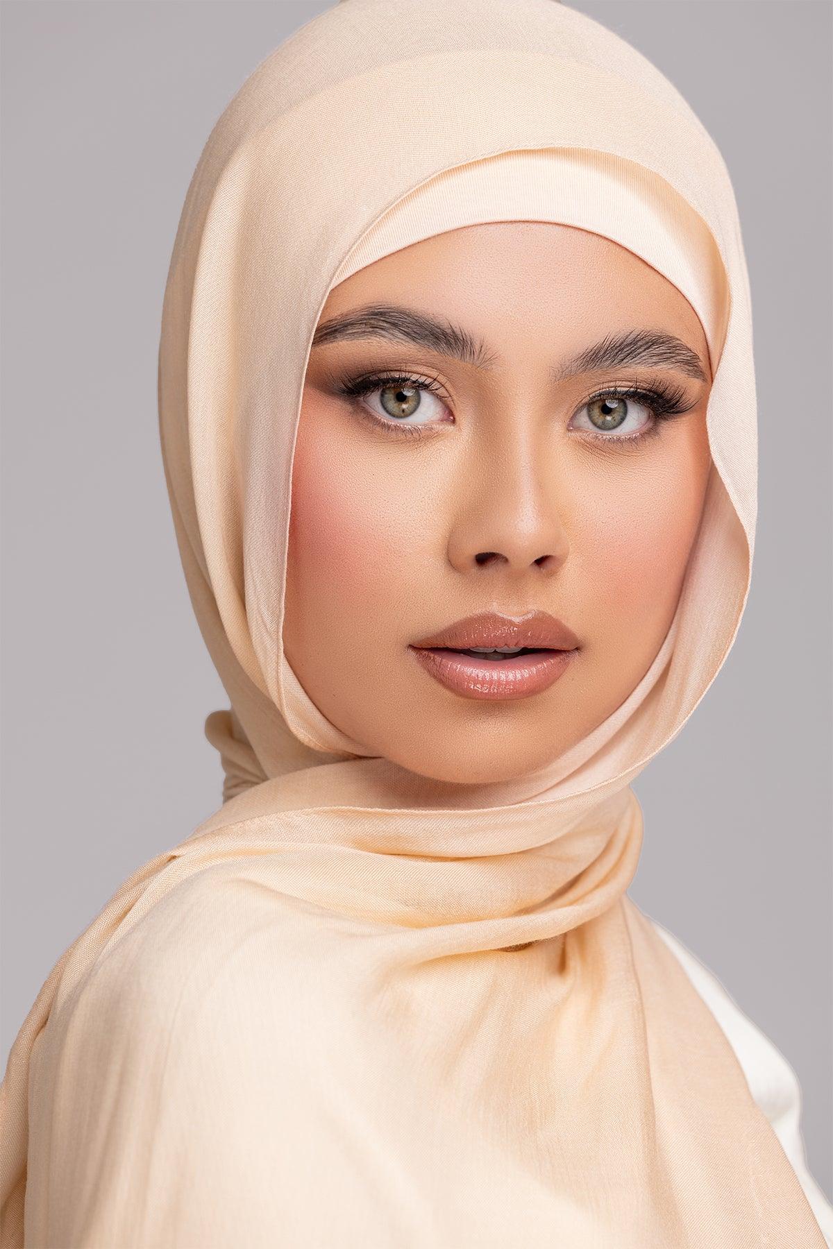 Modal Matching Hijab Set- Coral Almond