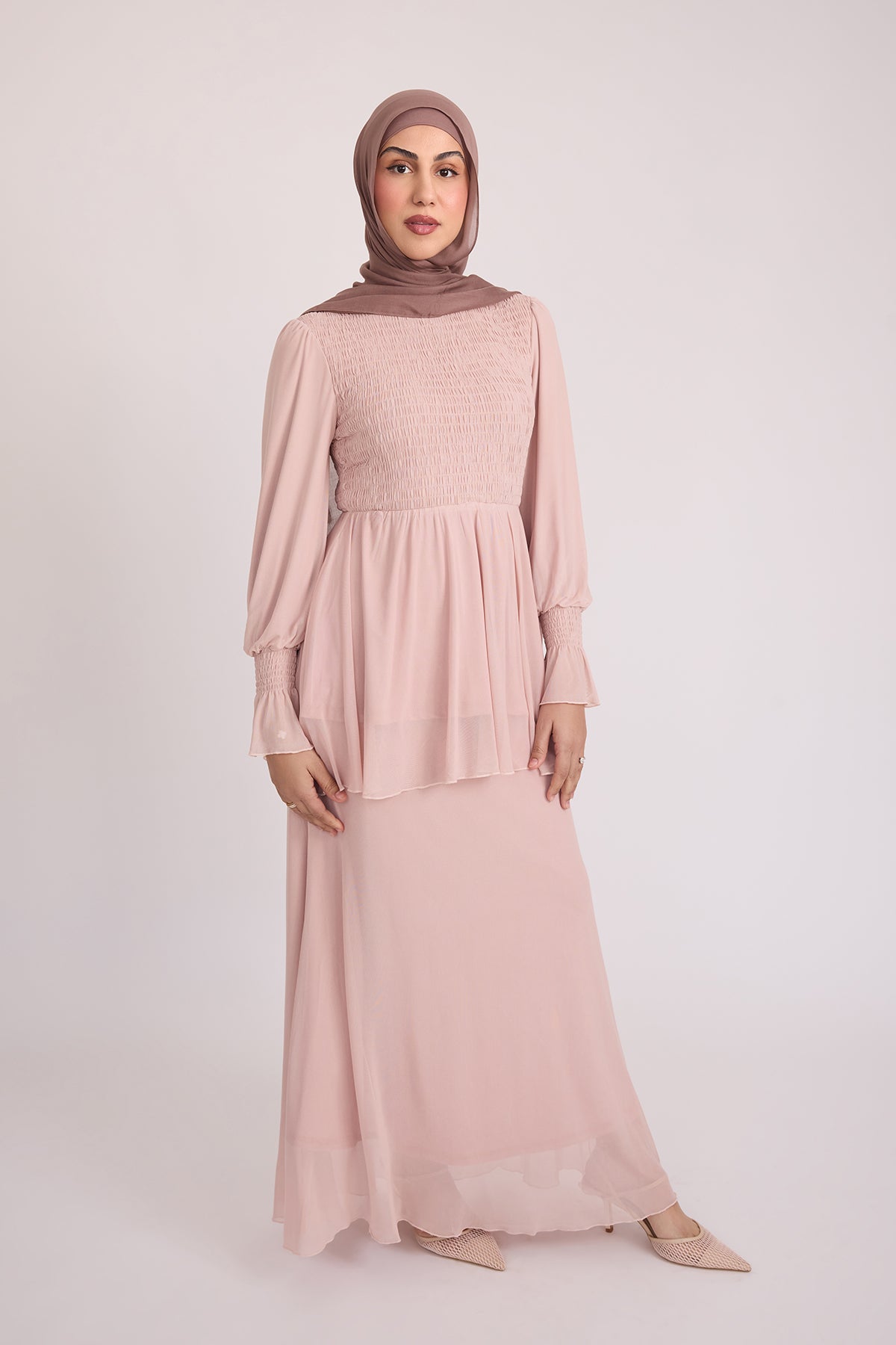 Krina Top and Skirt - Rose