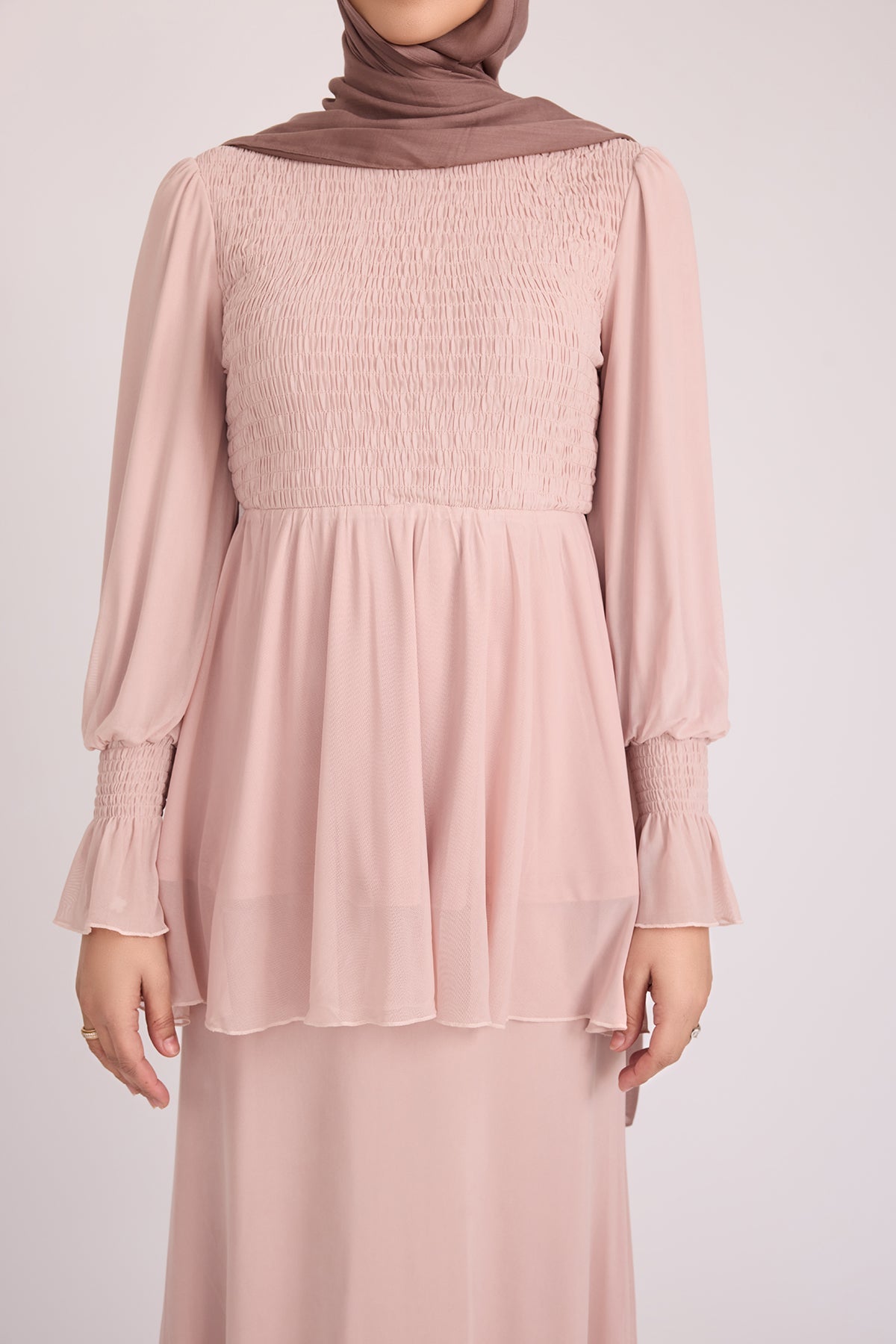 Krina Top and Skirt - Rose