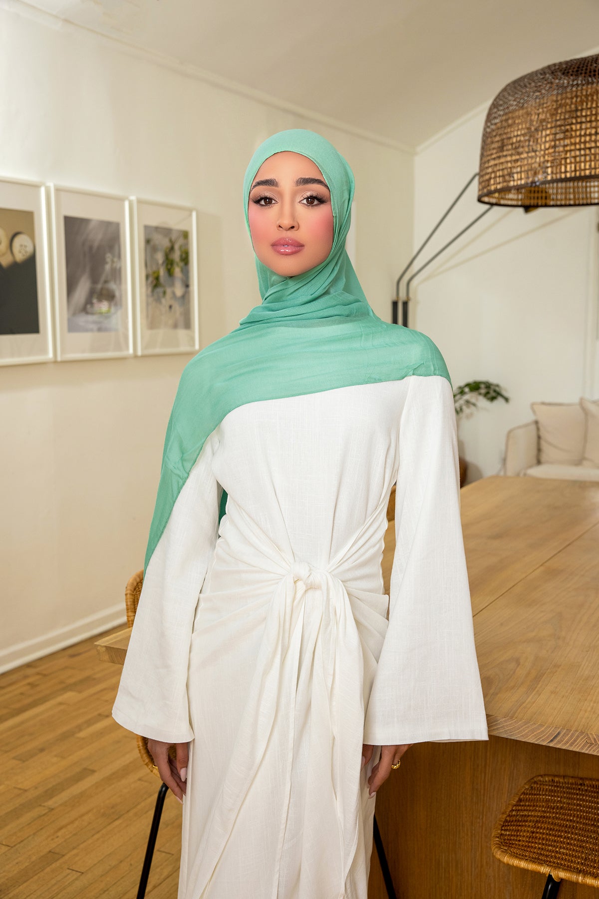 Essential Modal Hijab - Evergreen