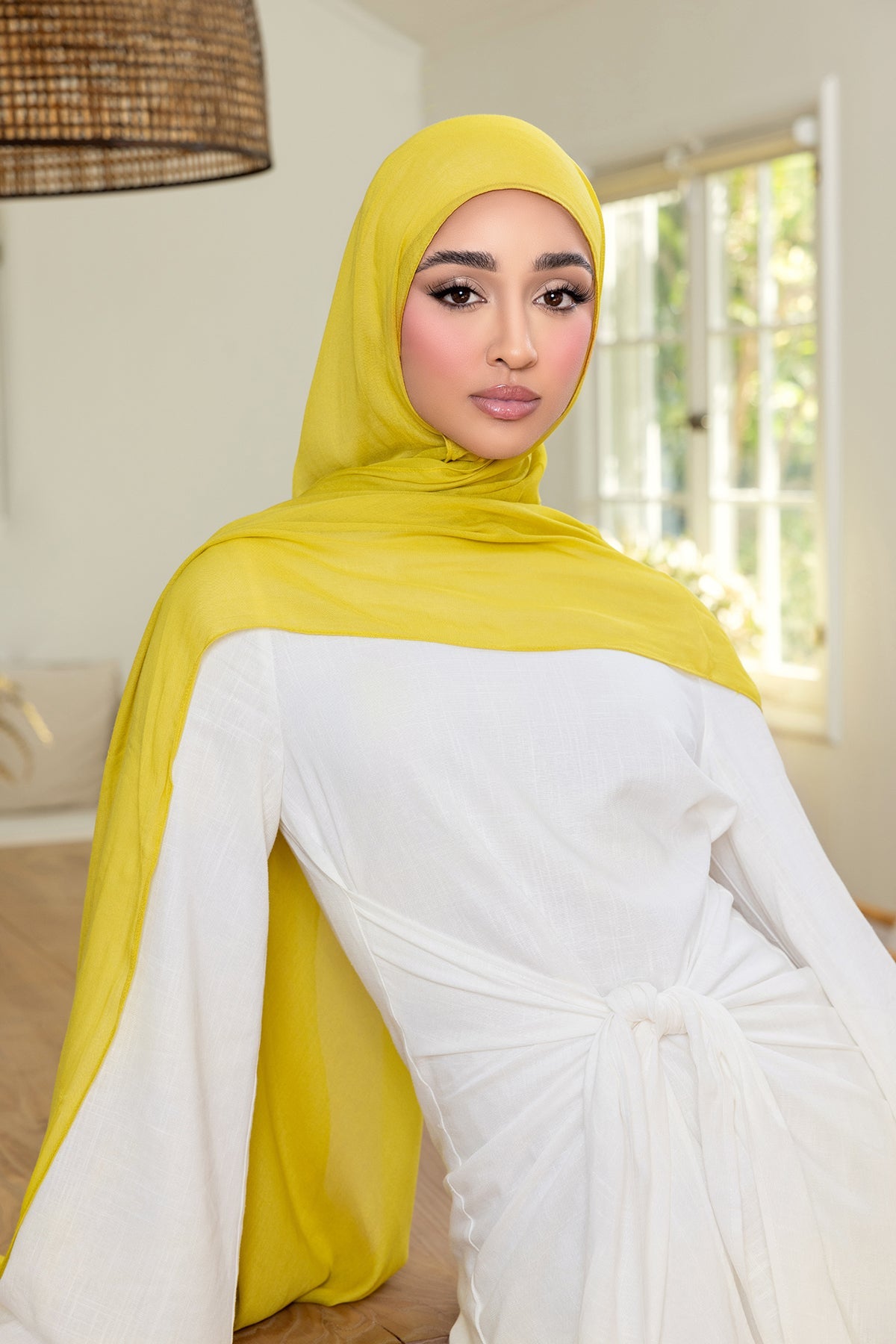 Essential Modal Hijab - Pear