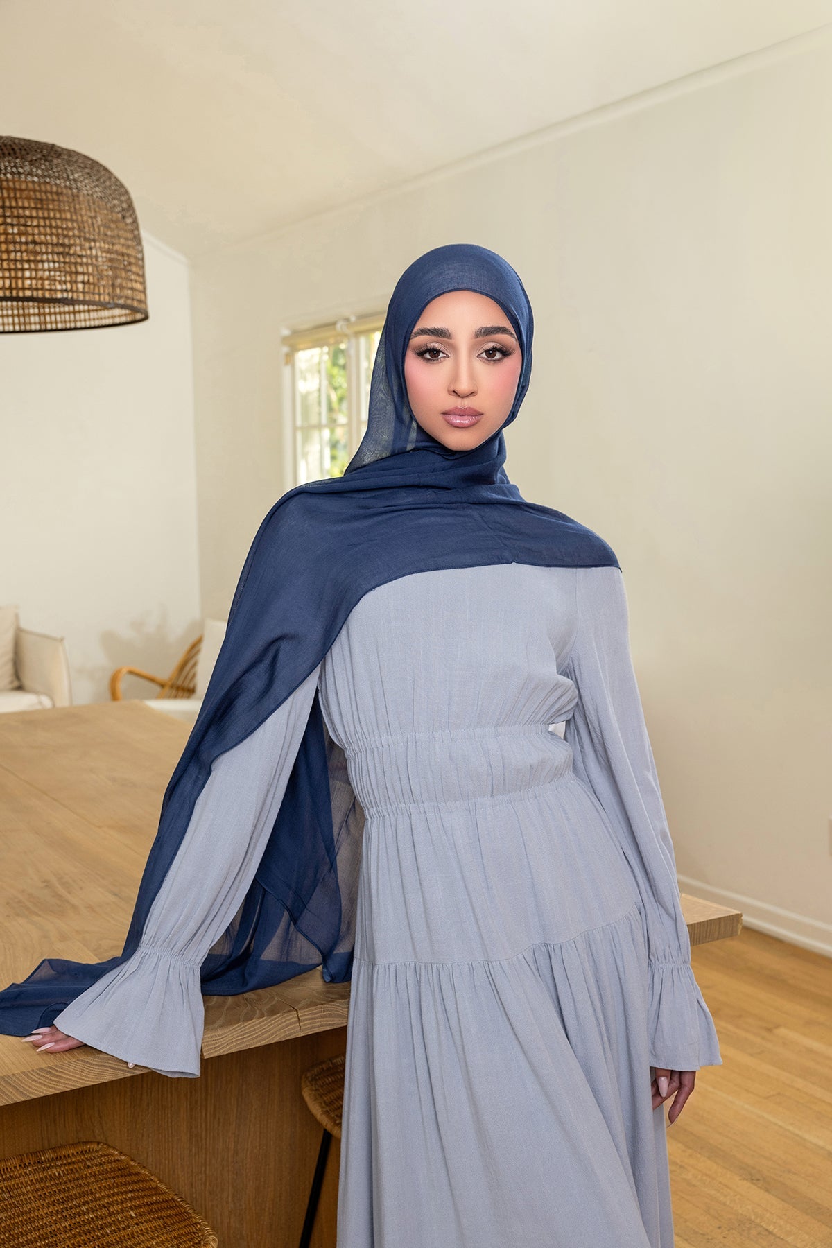 Essential Modal Hijab - Navy