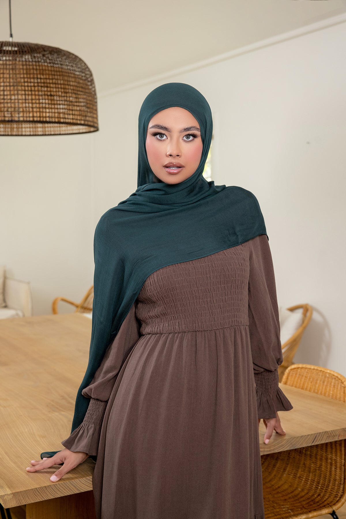 Essential Modal Hijab - Carribean