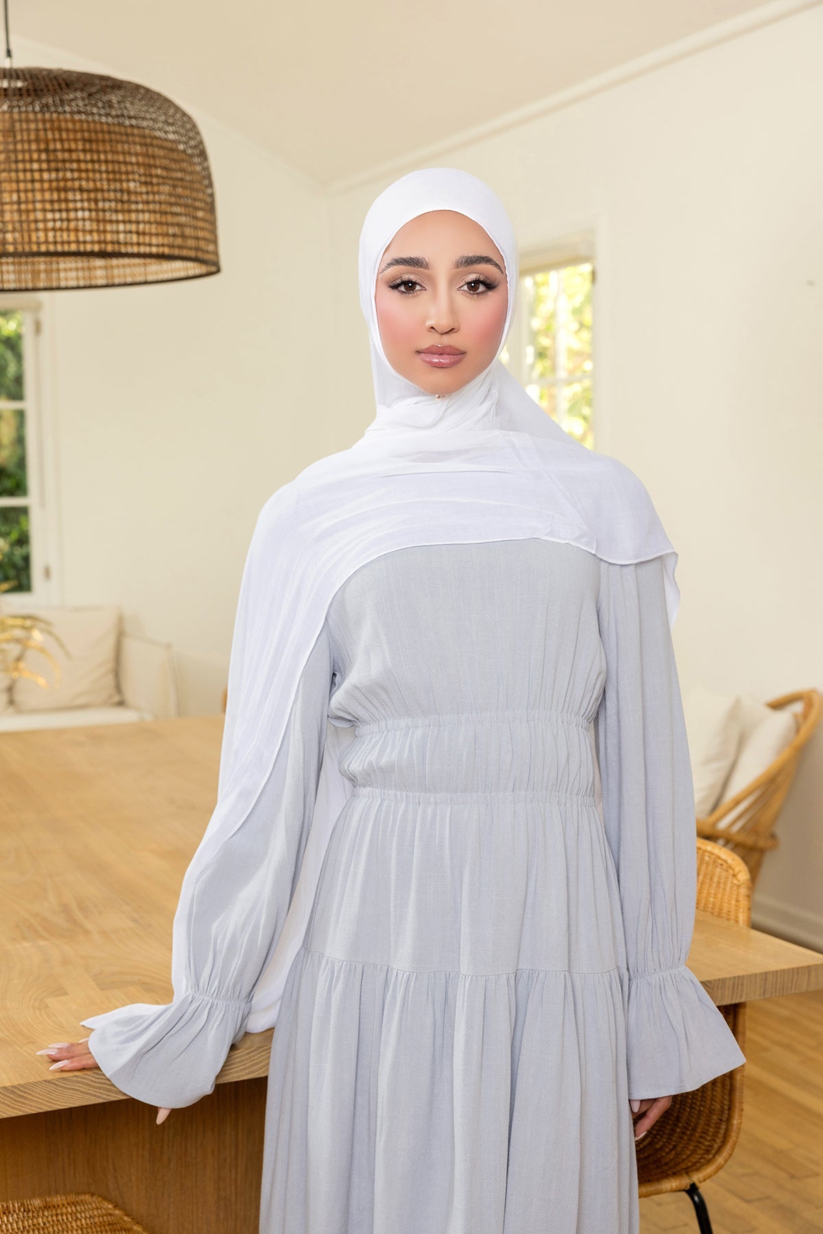 Essential Modal Hijab - White