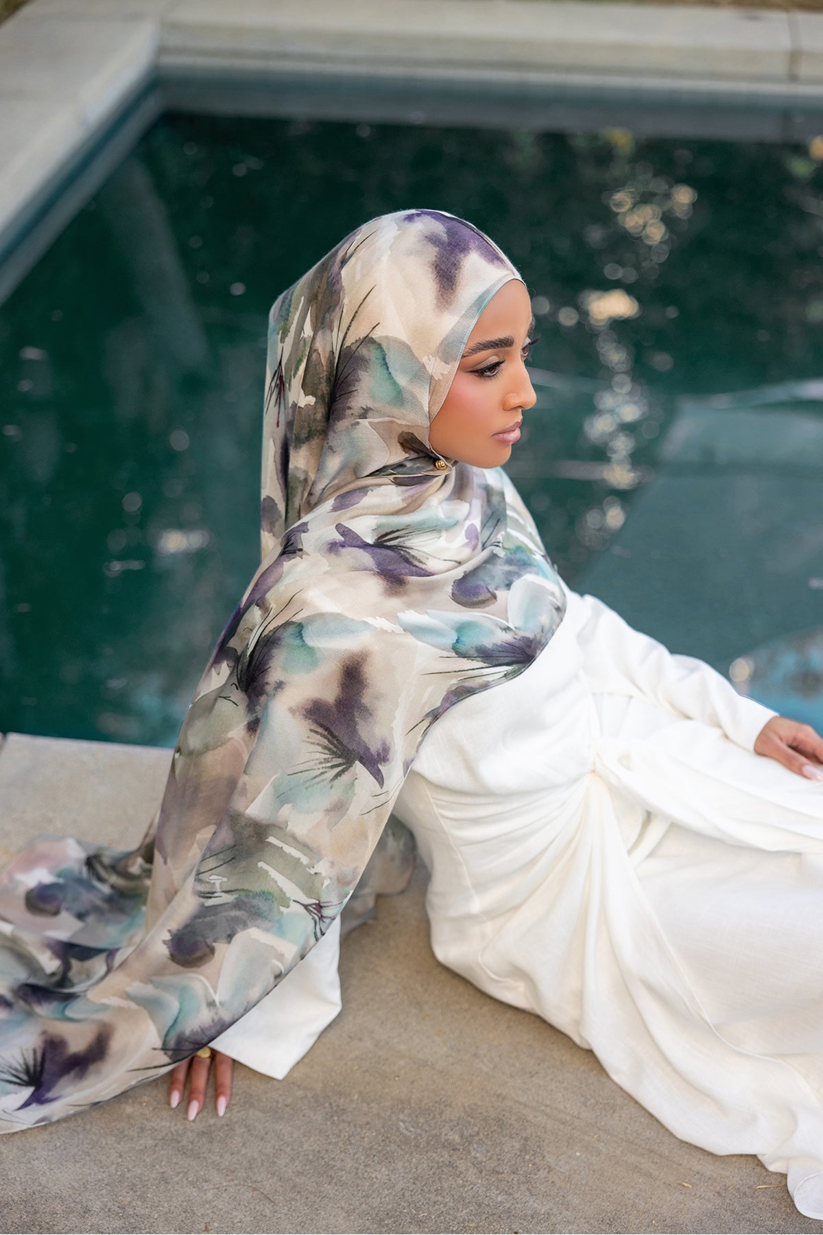 Flora Print Modal Hijab