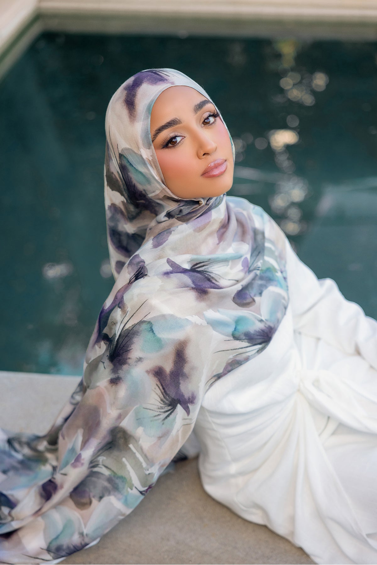 Flora Print Modal Hijab