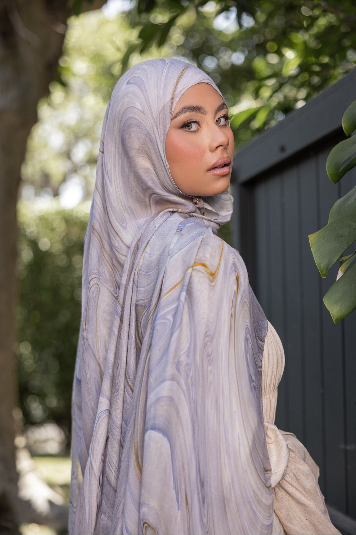 Celeste Print Modal Hijab