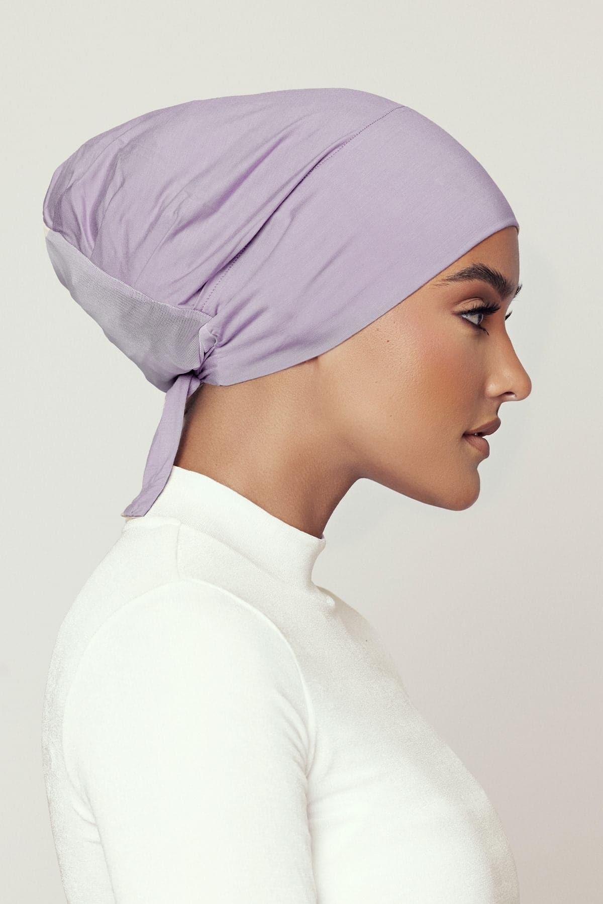 Aria Mesh Tie Back Undercap- Earth - Zahraa The Label