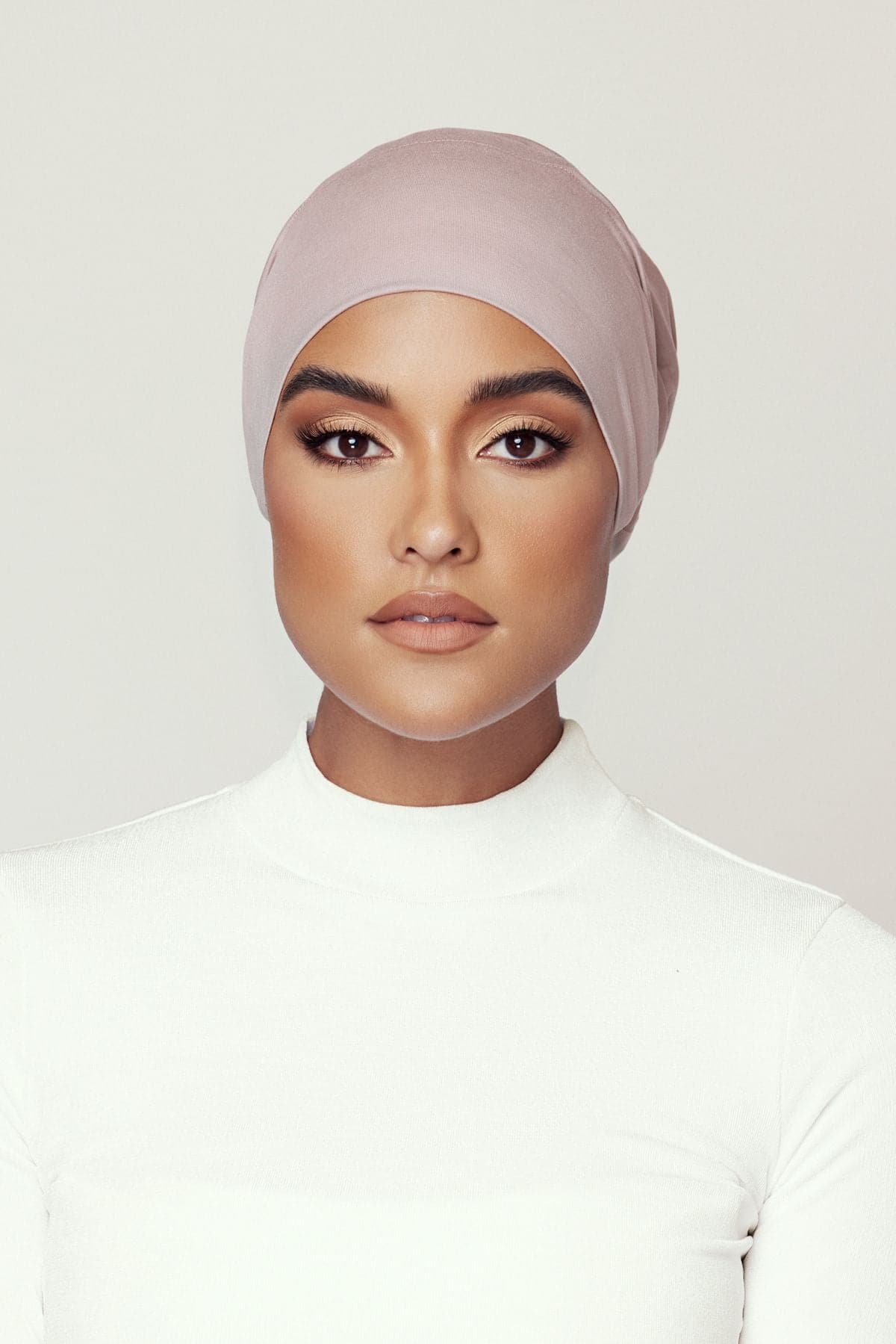 Aria Mesh Tie Back Undercap- Latte - Zahraa The Label