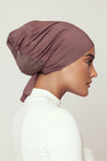 Aria Mesh Tie Back Undercap- Mocha - Zahraa The Label