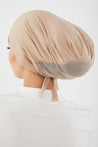 Aria Mesh Tie Back Undercap- Warm Taupe - Zahraa The Label