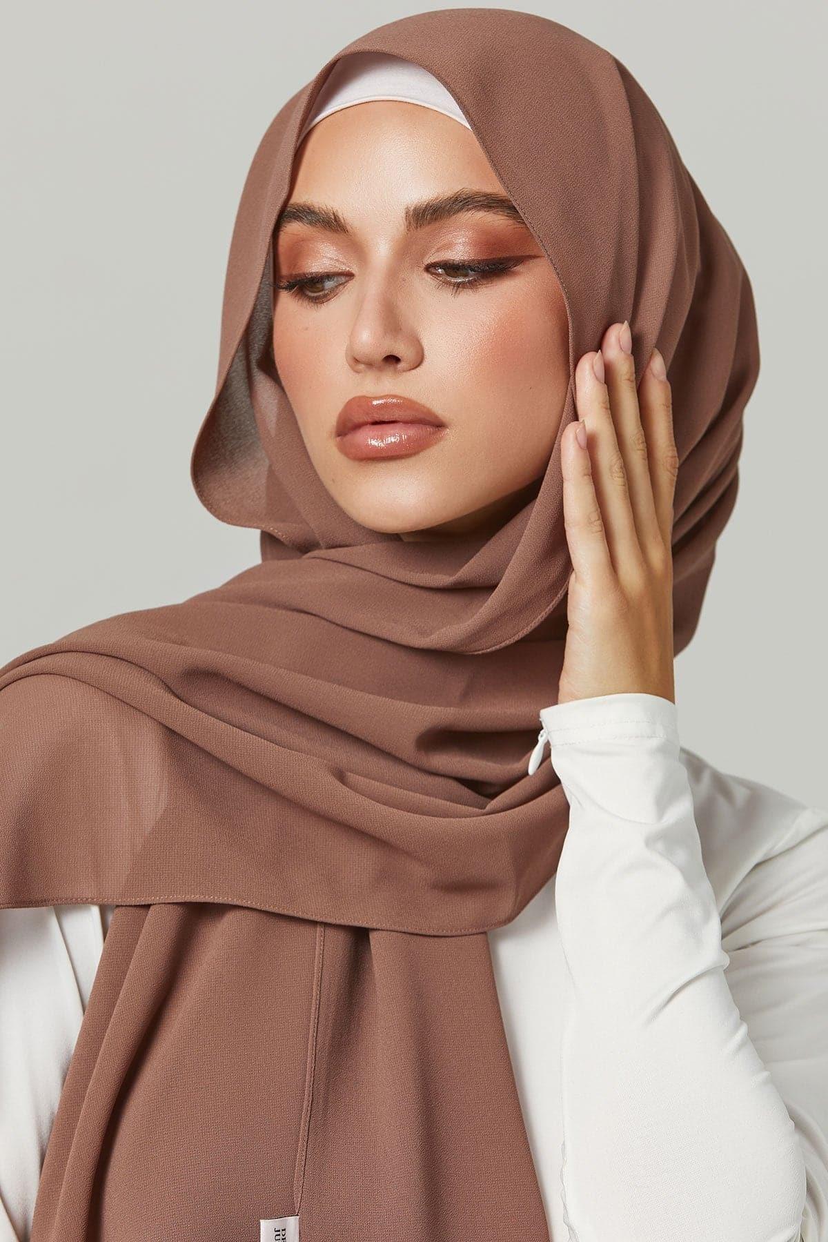 Basic Luxe Chiffon Hijab- Hanin - Zahraa The Label