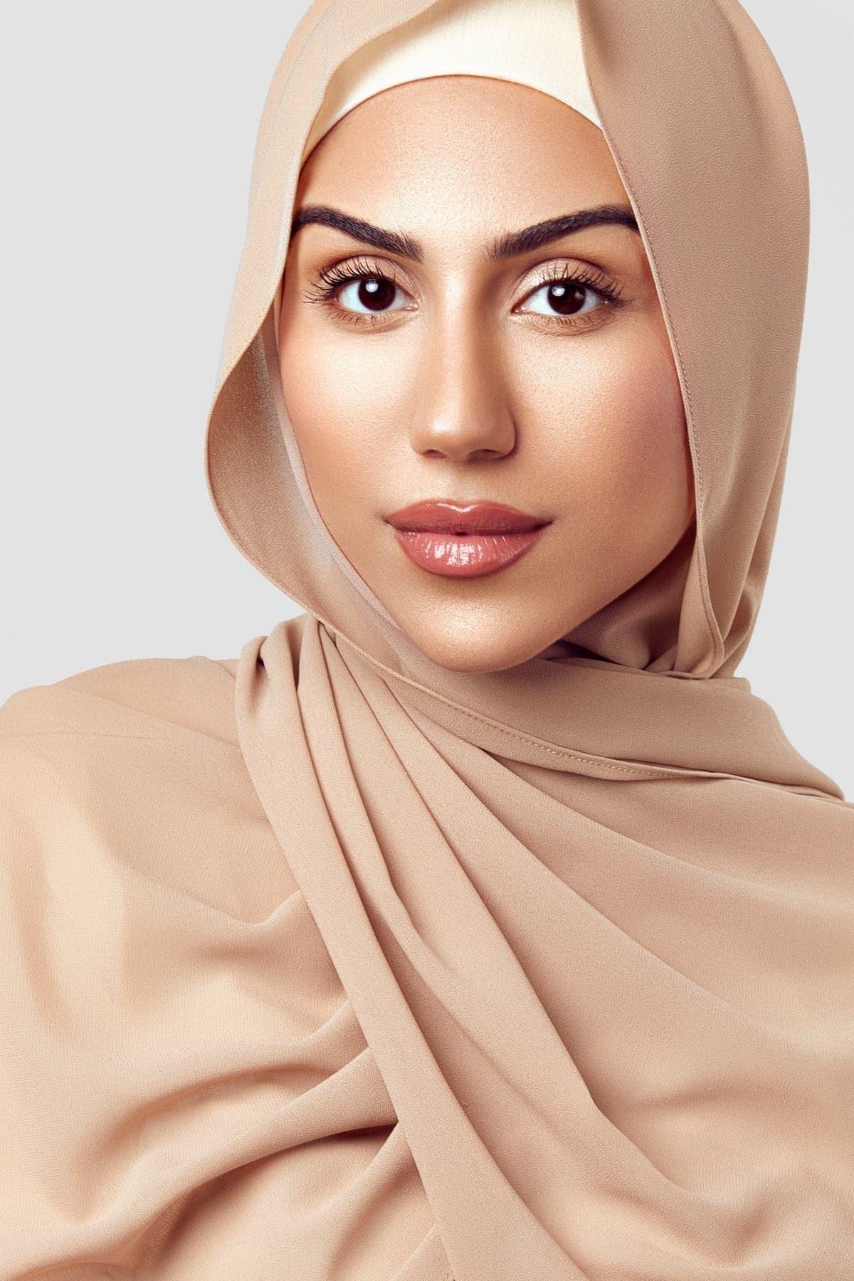 Basic Luxe Chiffon Hijab- Hiba - Zahraa The Label