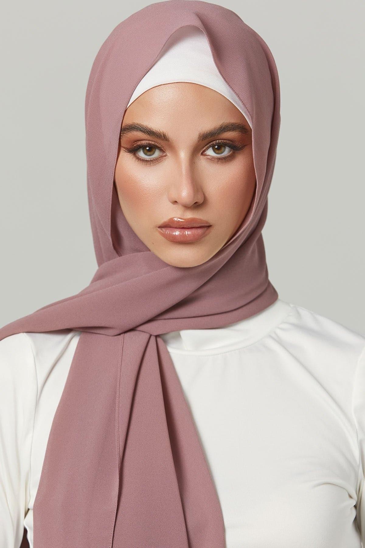 Basic Luxe Chiffon Hijab- Mecca - Zahraa The Label