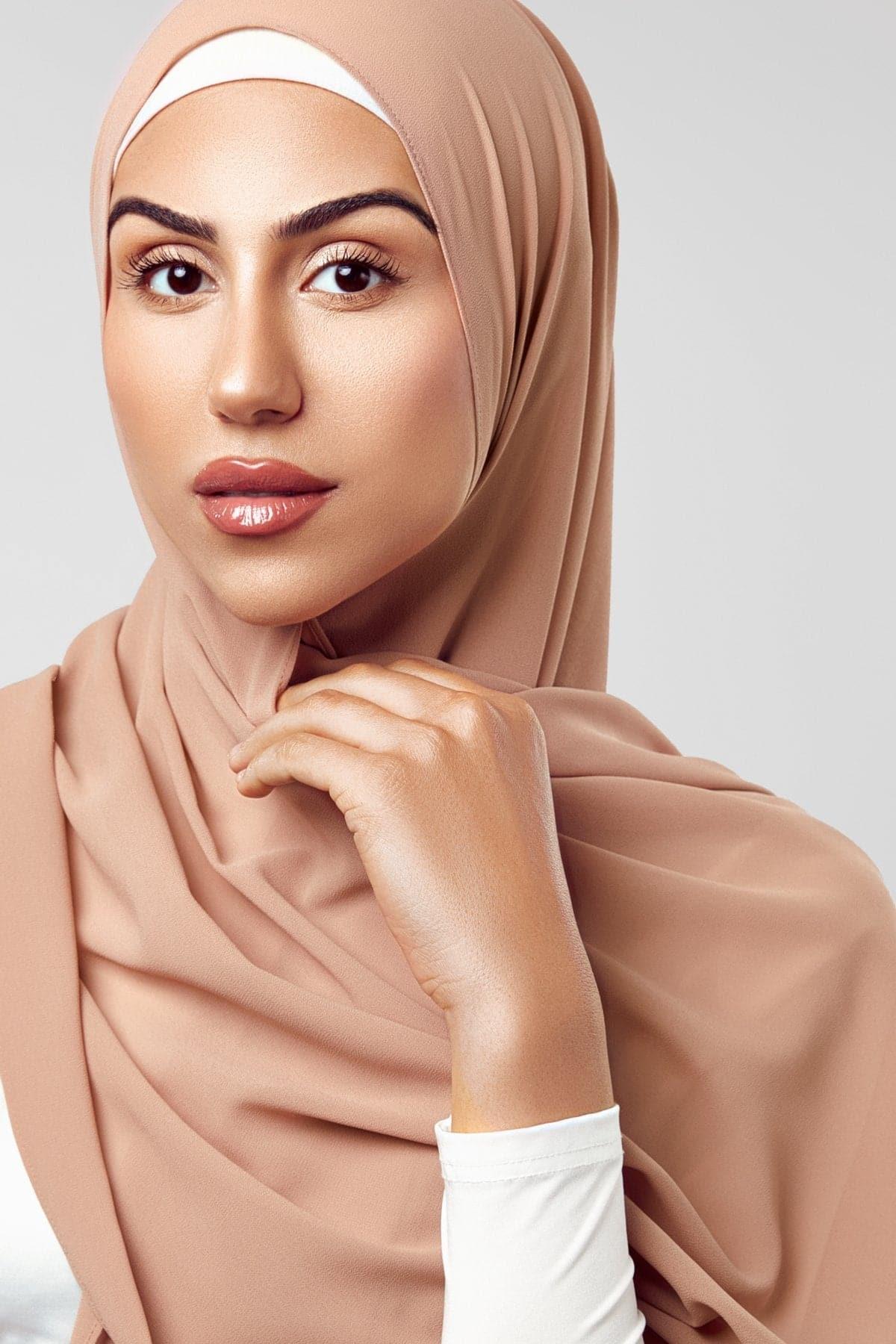 Basic Luxe Chiffon Hijab- Nadeen - Zahraa The Label