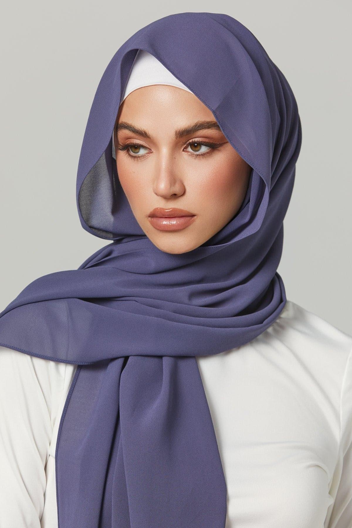 Basic Luxe Chiffon Hijab- Yara - Zahraa The Label