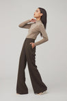 Carolina Pant - Brown - Zahraa The Label