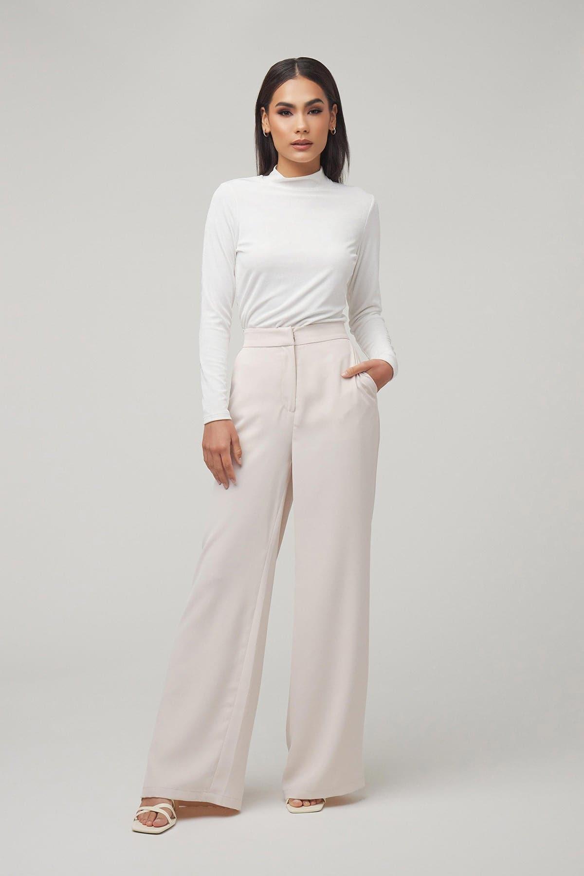 Carolina Pant - Fog - Zahraa The Label