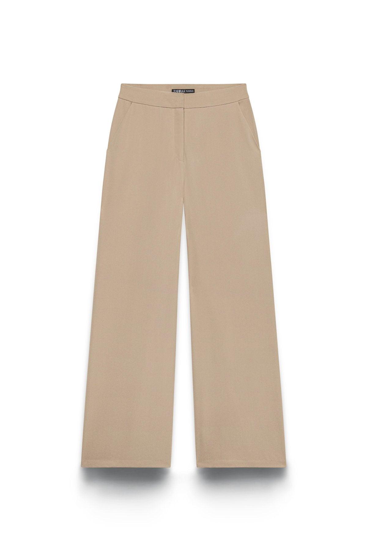 Carolina Pant - Taupe - Zahraa The Label