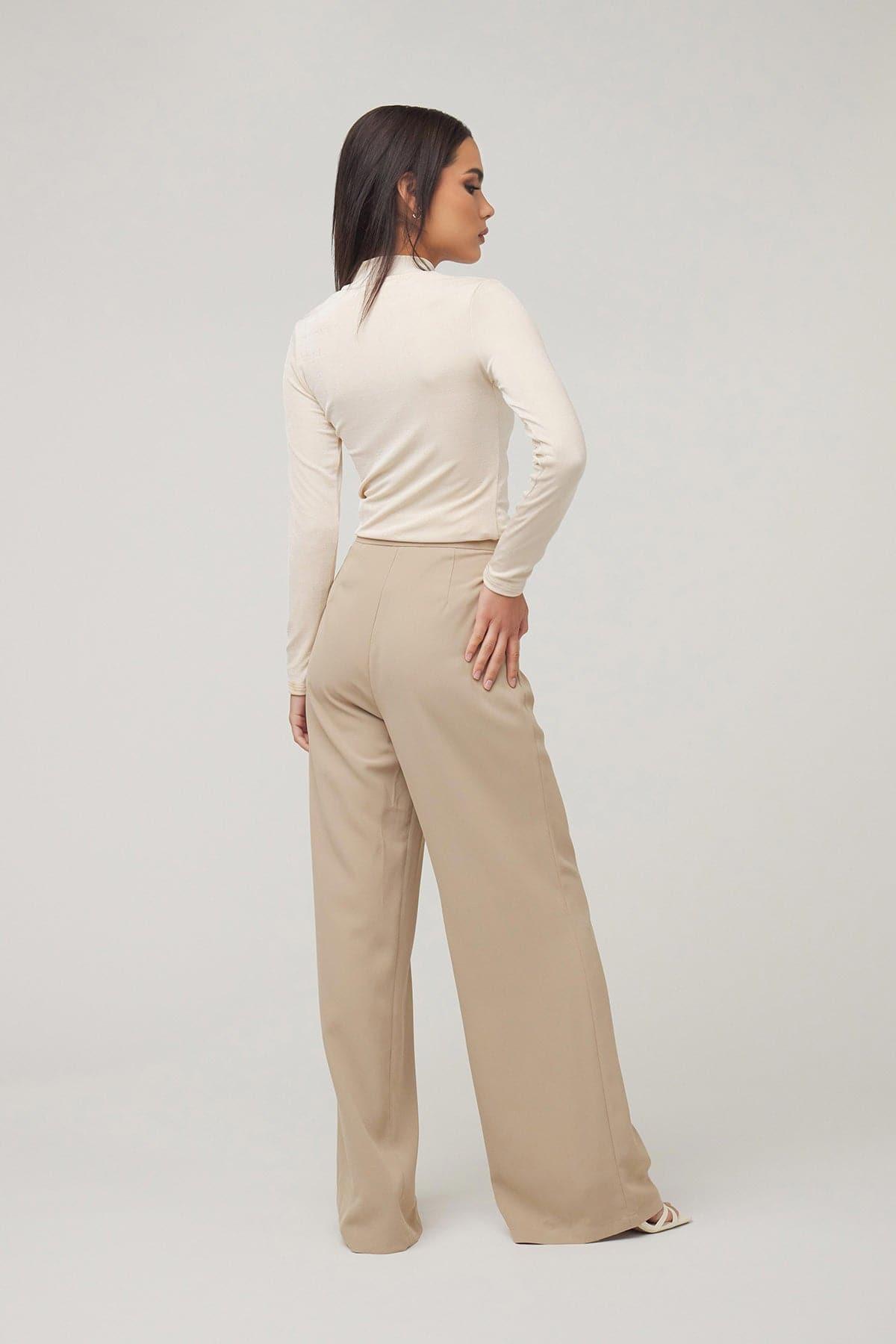 Carolina Pant - Taupe - Zahraa The Label