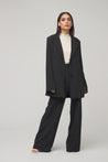 Carolina Tie Waist Blazer- Black - Zahraa The Label