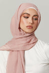 Everyday Cotton Crinkle Hijab- Meditate - Zahraa The Label