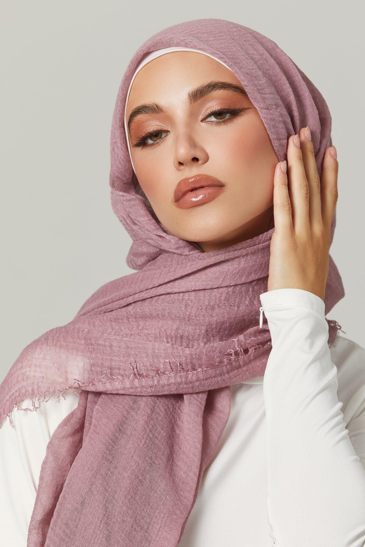 Everyday Cotton Crinkle Hijab- Mindset - Zahraa The Label