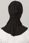 Fatima Neck Cover Hijab- Black - Zahraa The Label