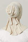 Fatima Neck Cover Hijab - Nude - Zahraa The Label