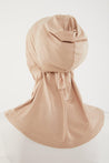 Fatima Neck Cover Hijab- Taupe - Zahraa The Label