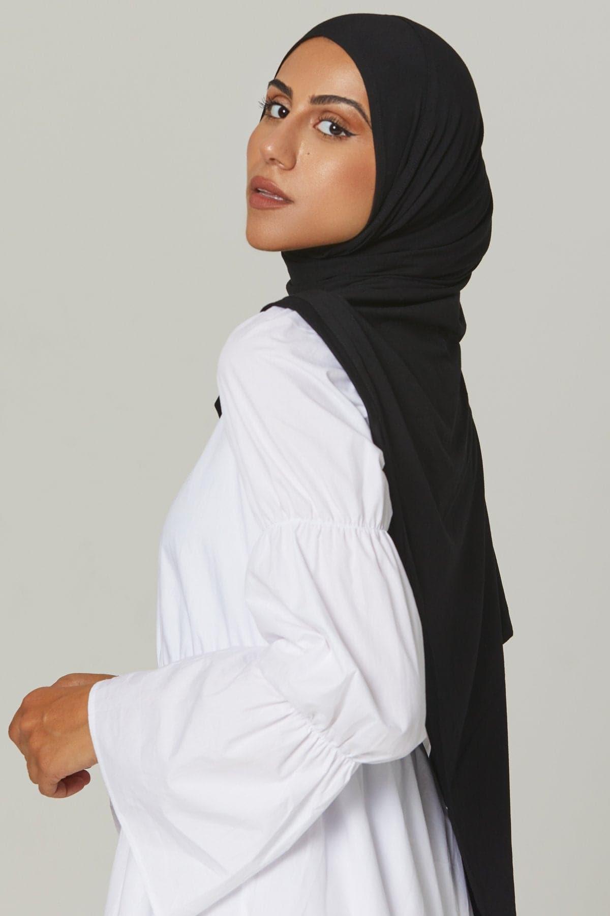 Instant Jersey Hijab - Midnight Star - Zahraa The Label