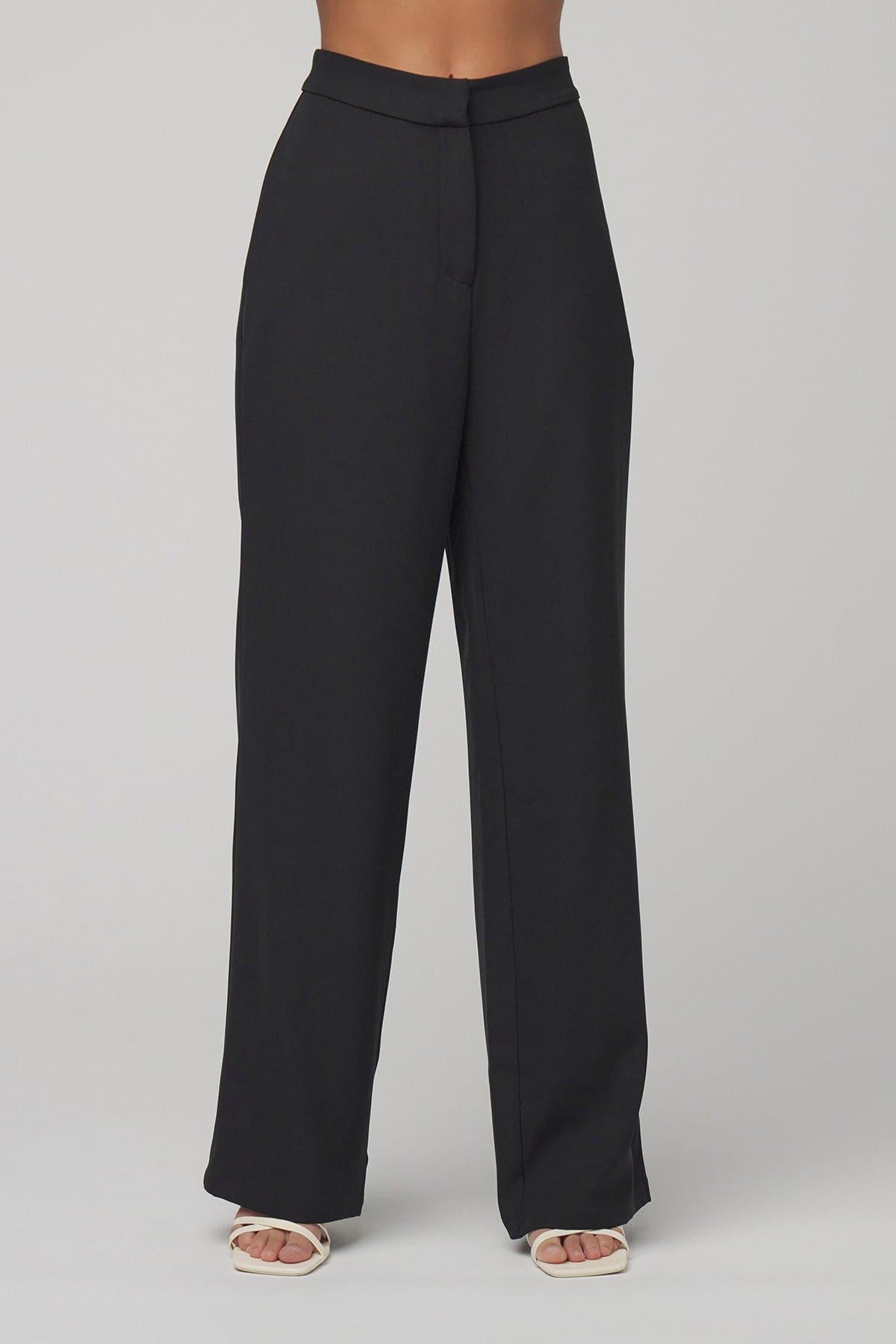 Lana Everyday Pant - Black - Zahraa The Label