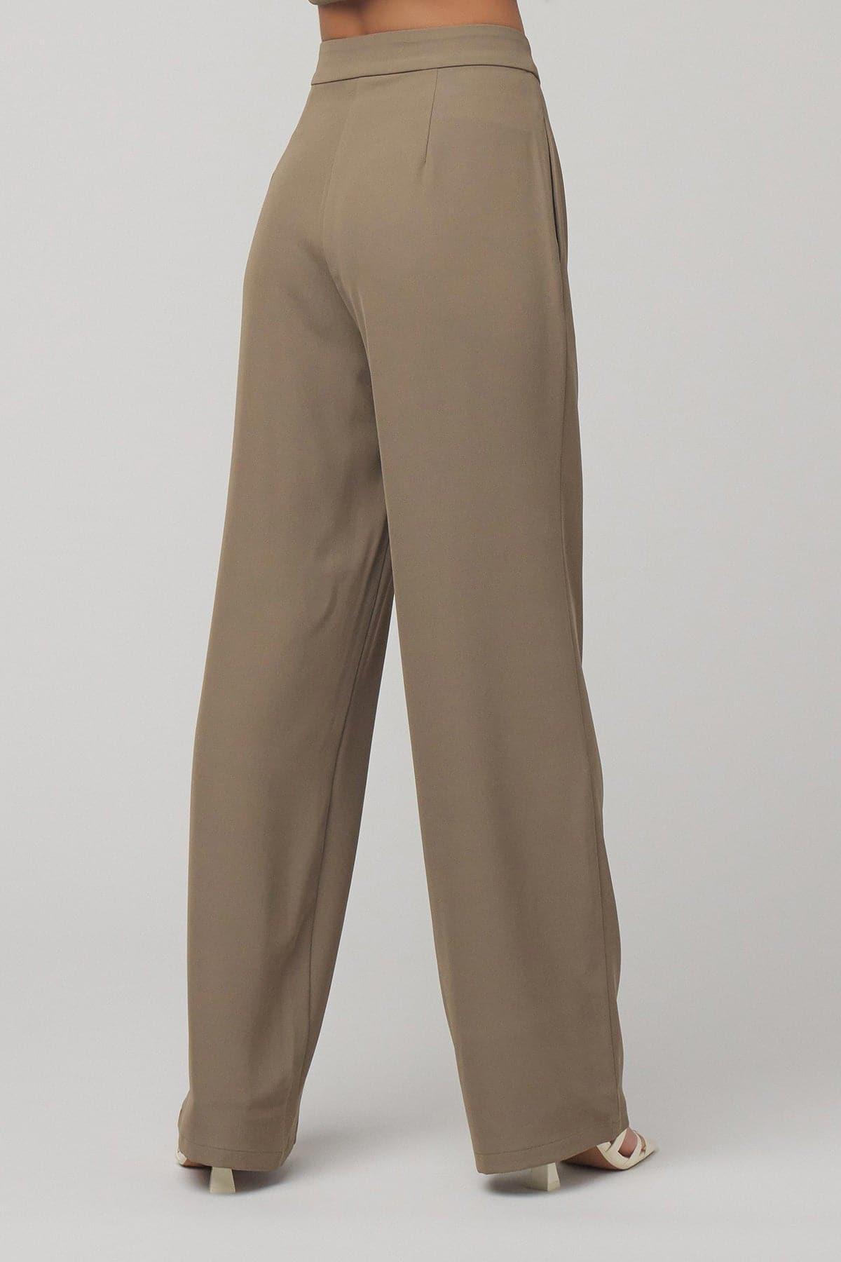 Lana Everyday Pant - Olive - Zahraa The Label