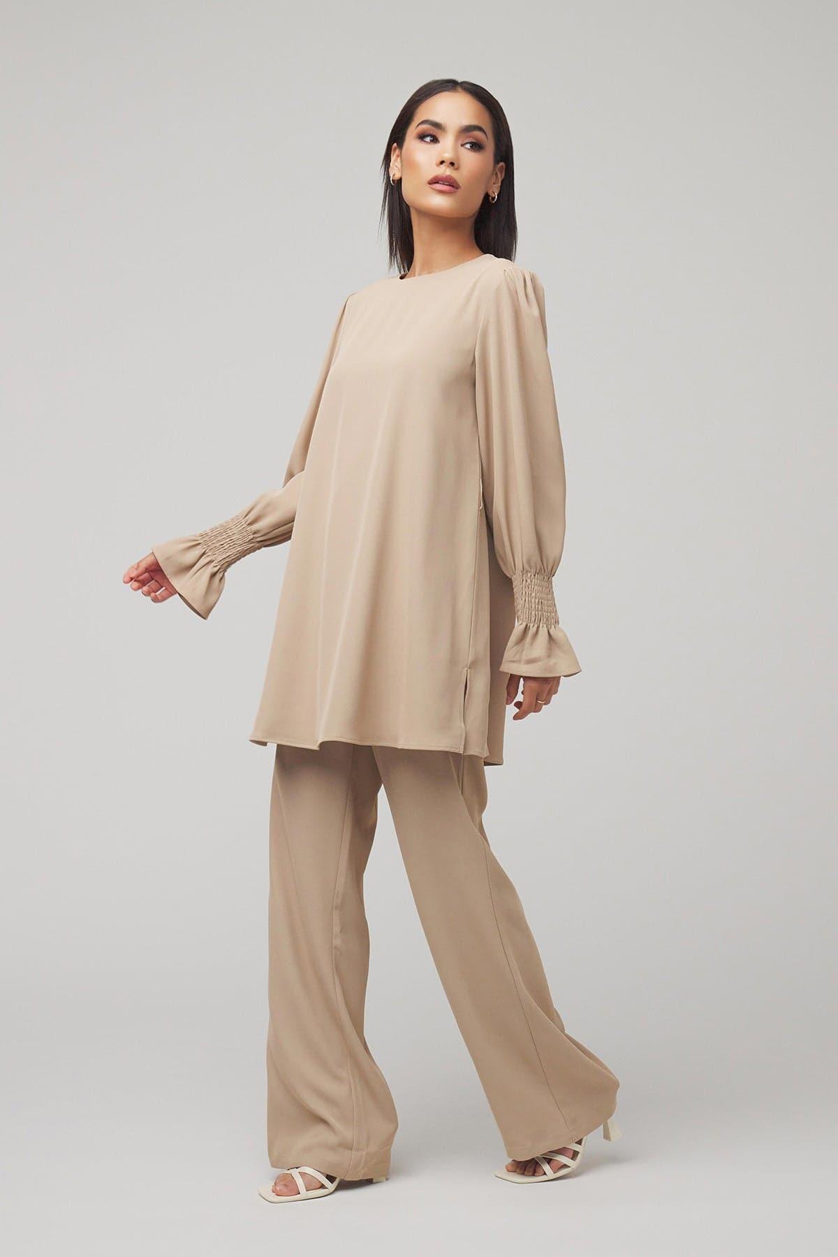 Lana Everyday Top - Khaki - Zahraa The Label