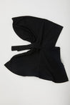 Lila Neck Cover Hijab-Black - Zahraa The Label